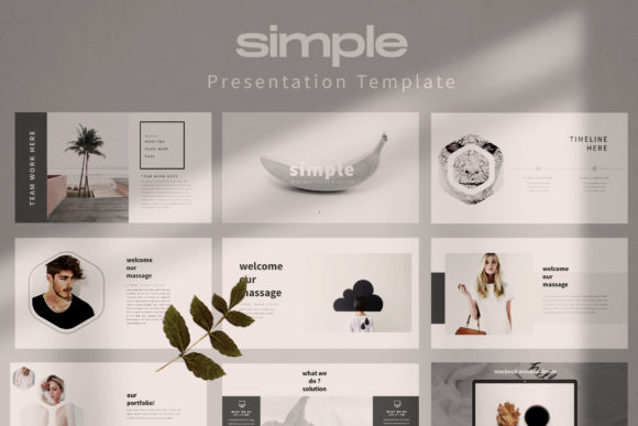 Elevate Your Presentations with the Simple PowerPoint Template