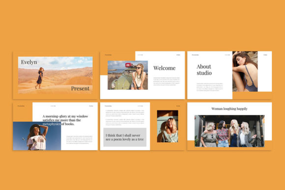 Evelyn: A Minimal Media Presentation Template