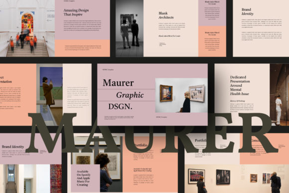 Maurer Powerpoint Template: Modern, Minimalist Design
