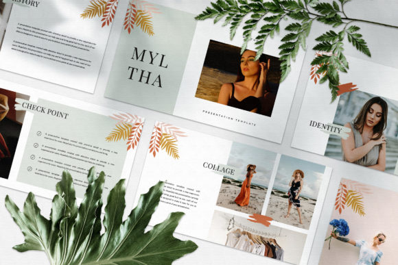 MYLTHA - Powerpoint Template: A Minimal Media Presentation