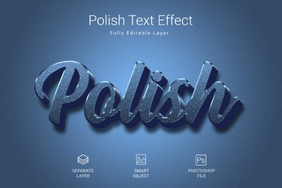 Polish Psd Text Style Effect Mockup