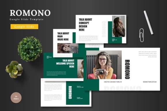 Romono: A Versatile Google Slide Template for Polished Presentations