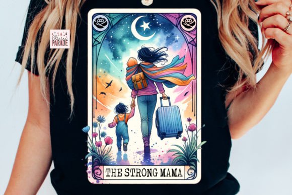 Strong Mama Tarot Card PNG Me Too